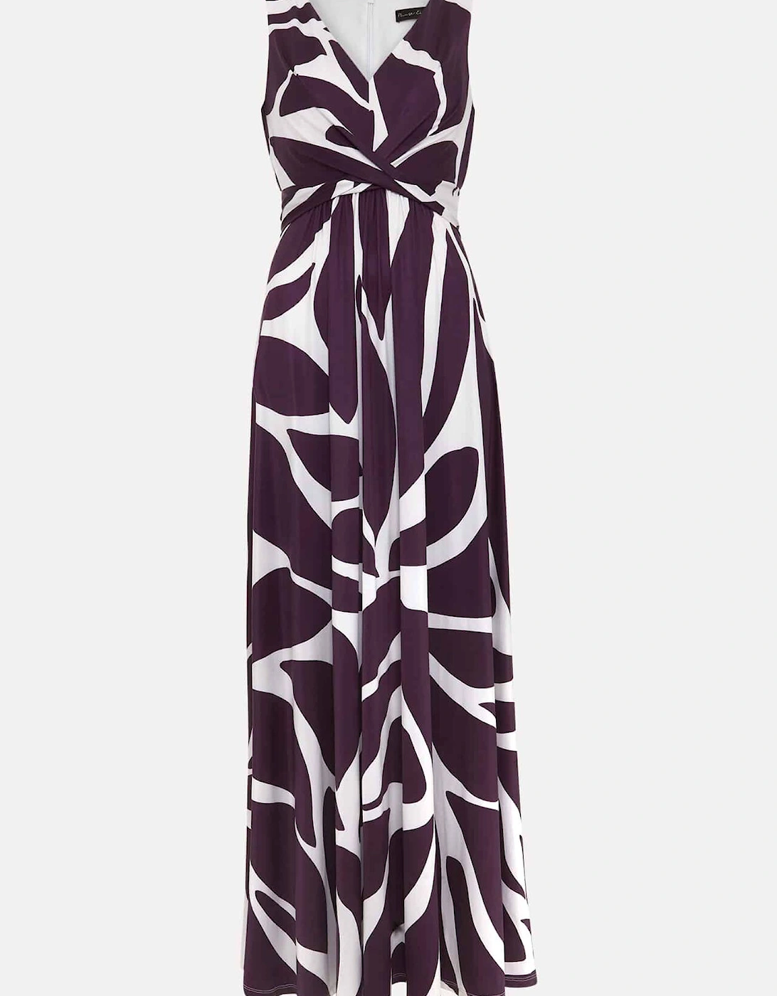 Palmer Leaf Print Maxi Dress