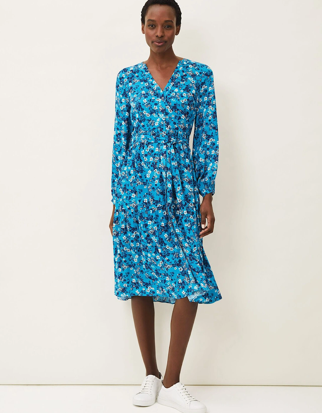 Sophia Midi Printed Dress, 7 of 6