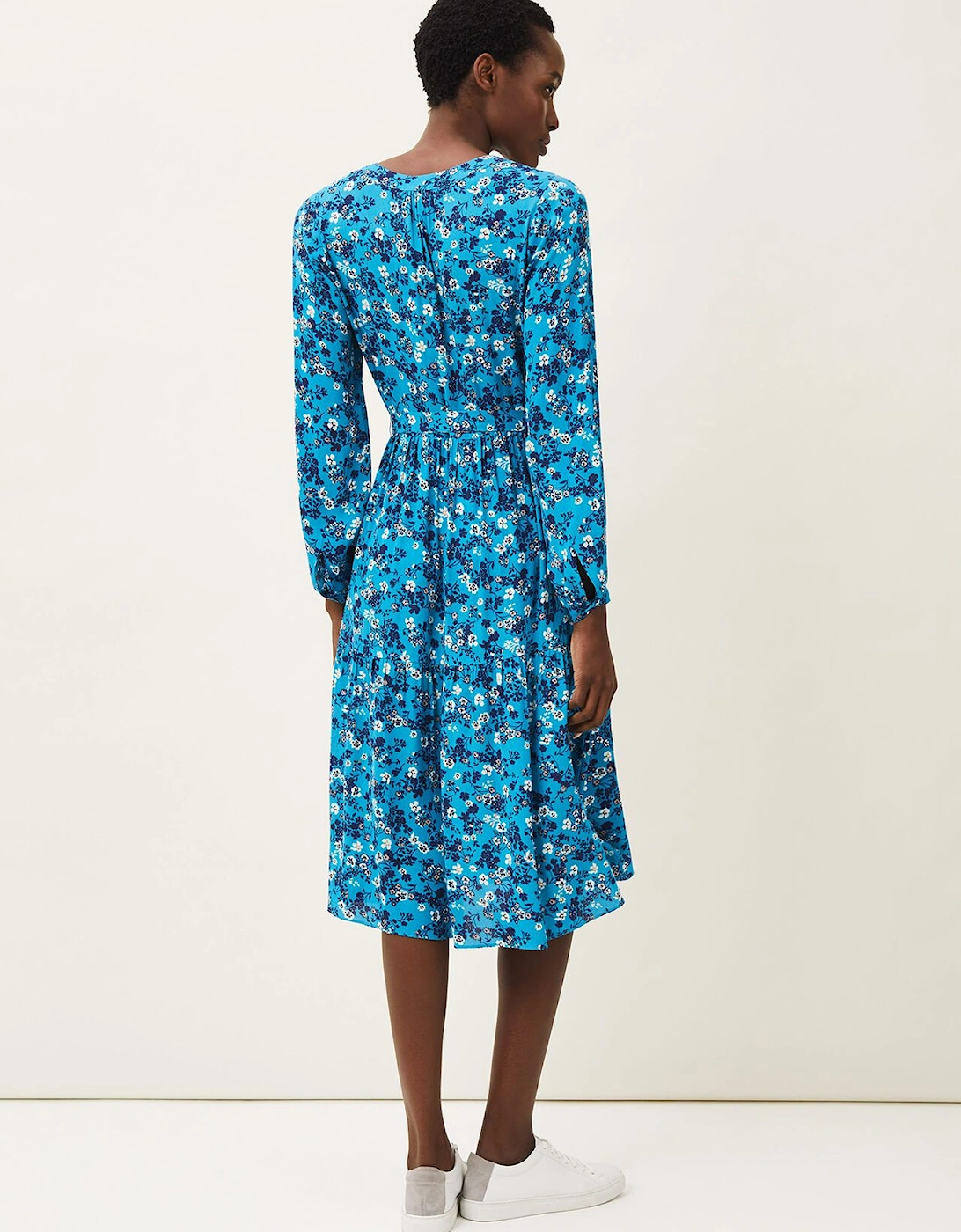 Sophia Midi Printed Dress