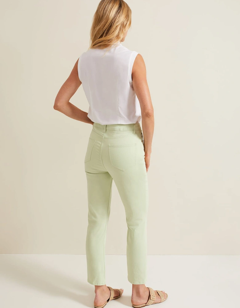 Lindsey Cropped Straight Leg Jeans