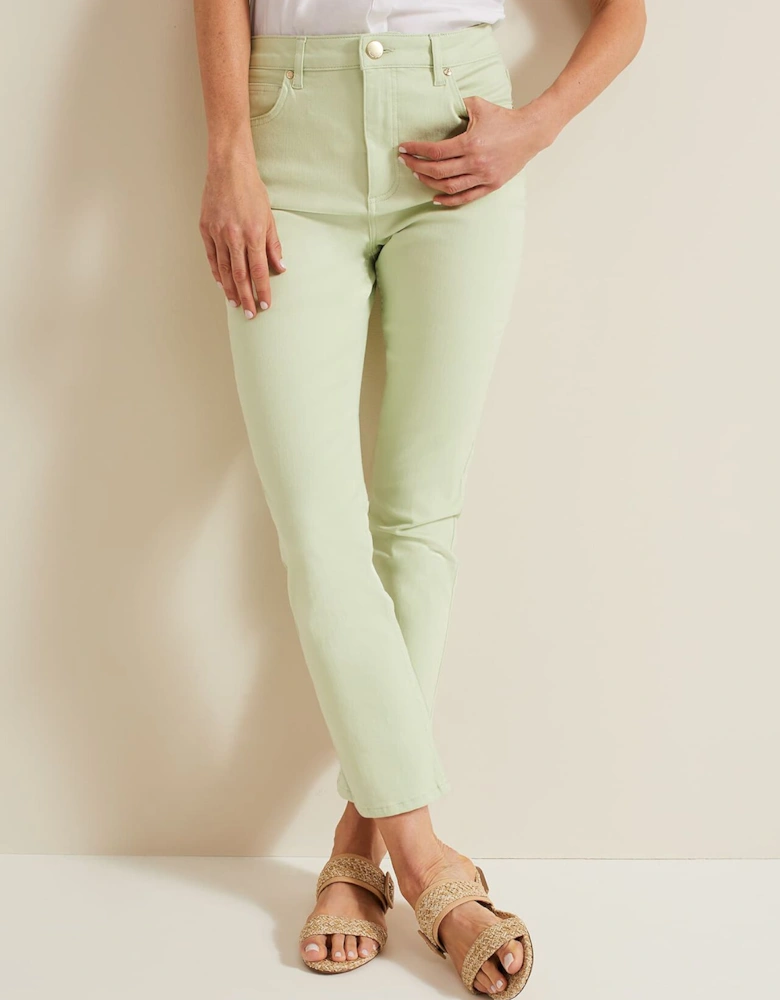 Lindsey Cropped Straight Leg Jeans