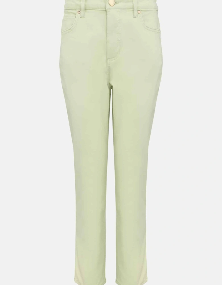 Lindsey Cropped Straight Leg Jeans