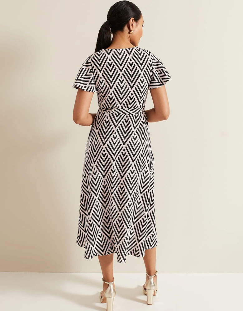 Petite Julissa Print Wrap Dress