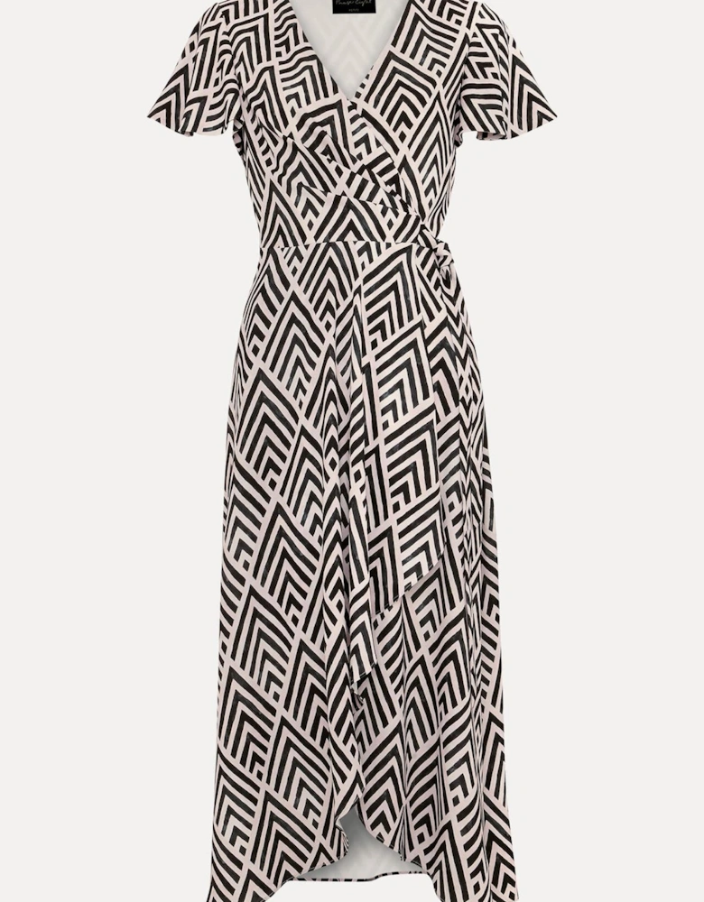 Petite Julissa Print Wrap Dress