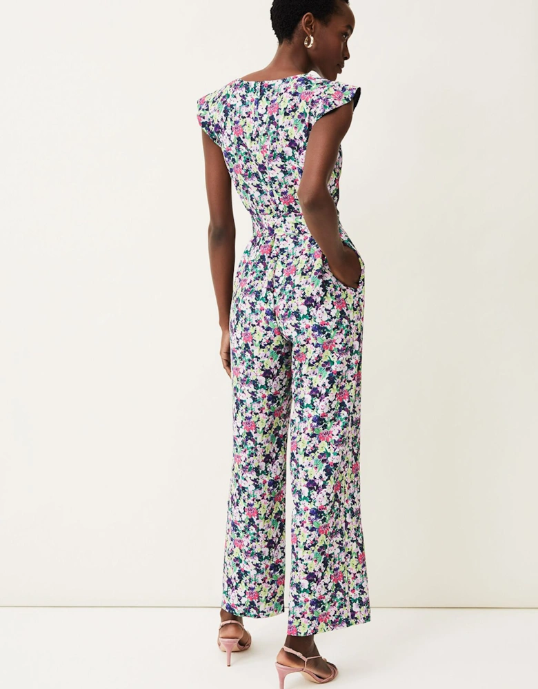 Arya Floral Frill Jumpsuit