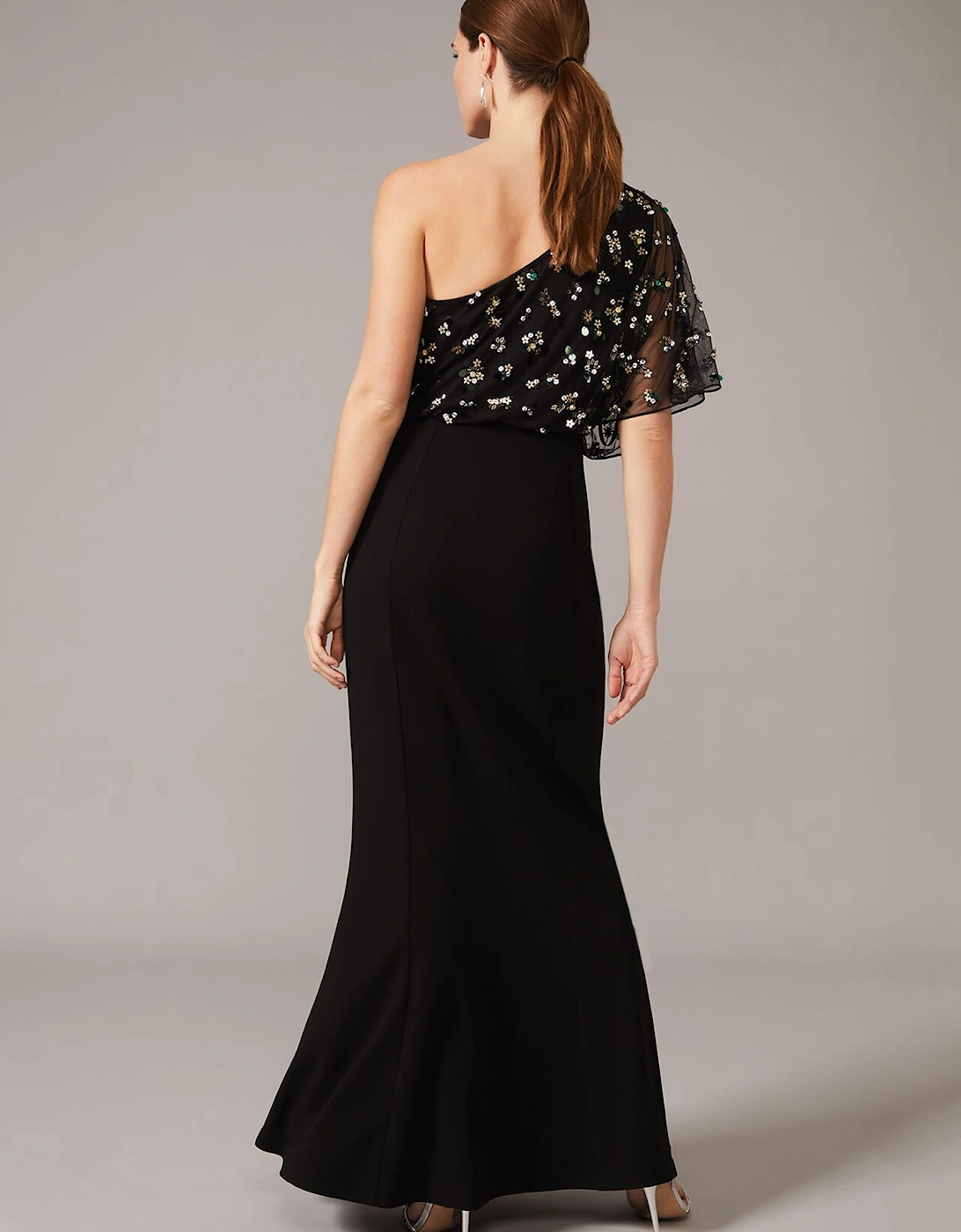 Adele Sequinned One Shoulder Dress