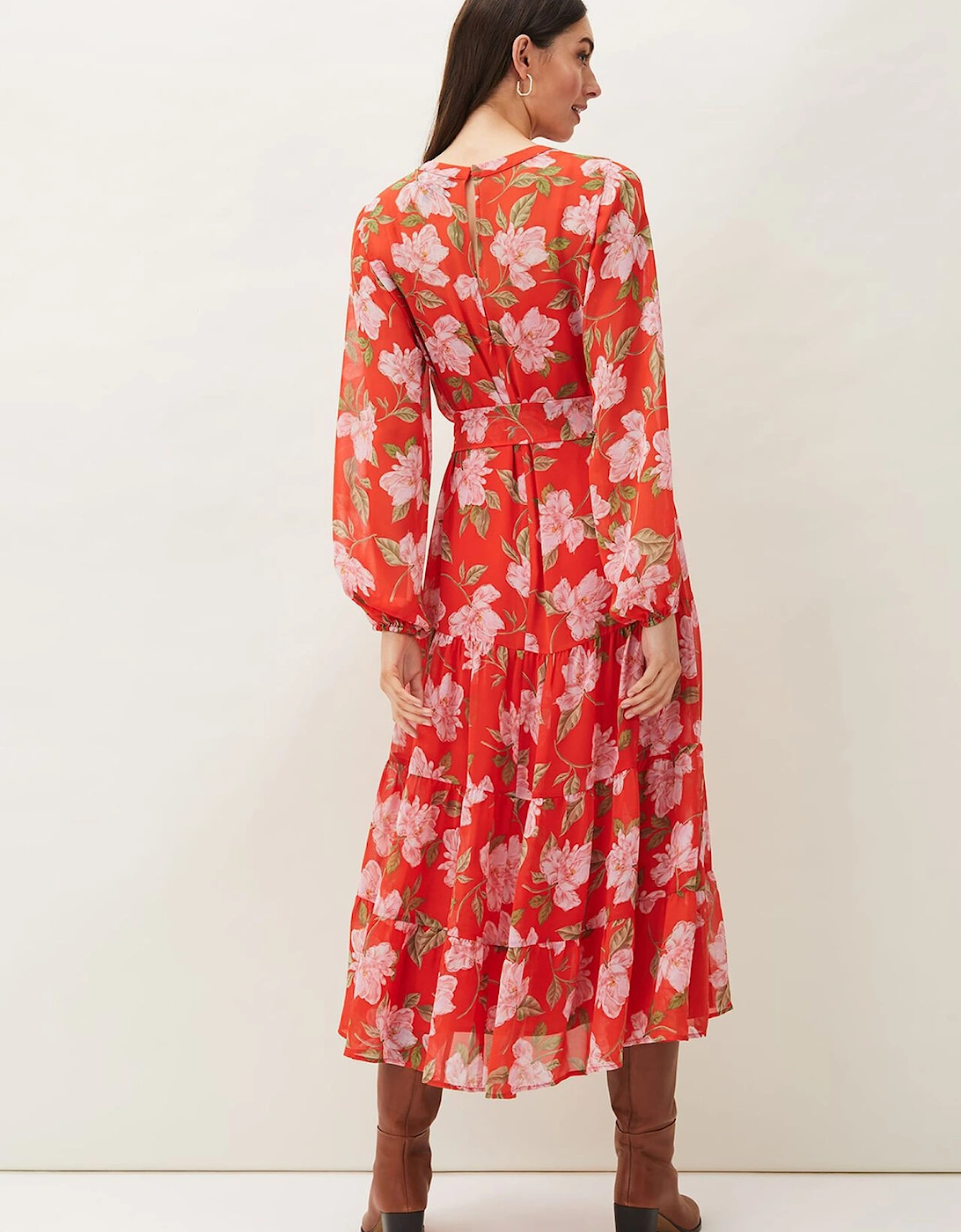 Philippa Floral Chiffon Maxi Dress