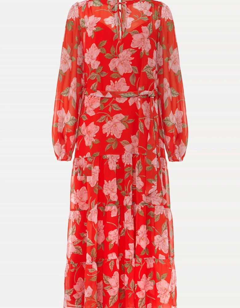 Philippa Floral Chiffon Maxi Dress