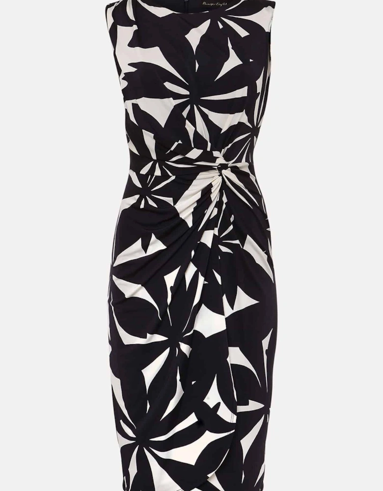 Joanna Leaf Print Bodycon Dress