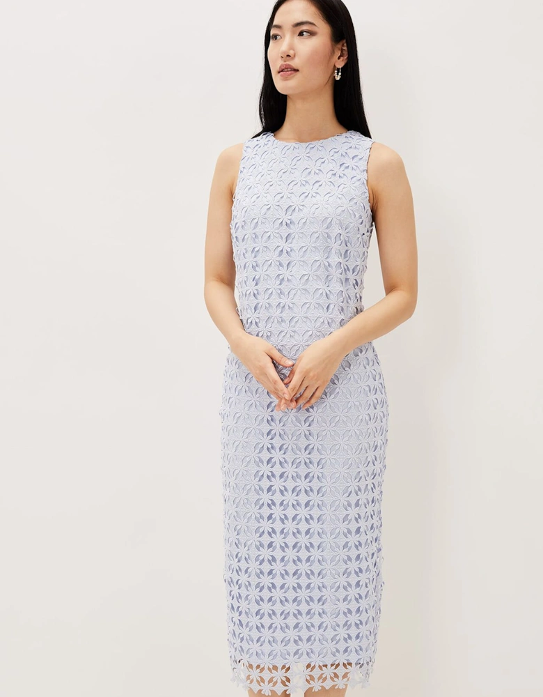 Novah Lace Midi Dress