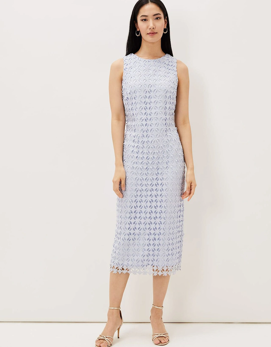 Novah Lace Midi Dress