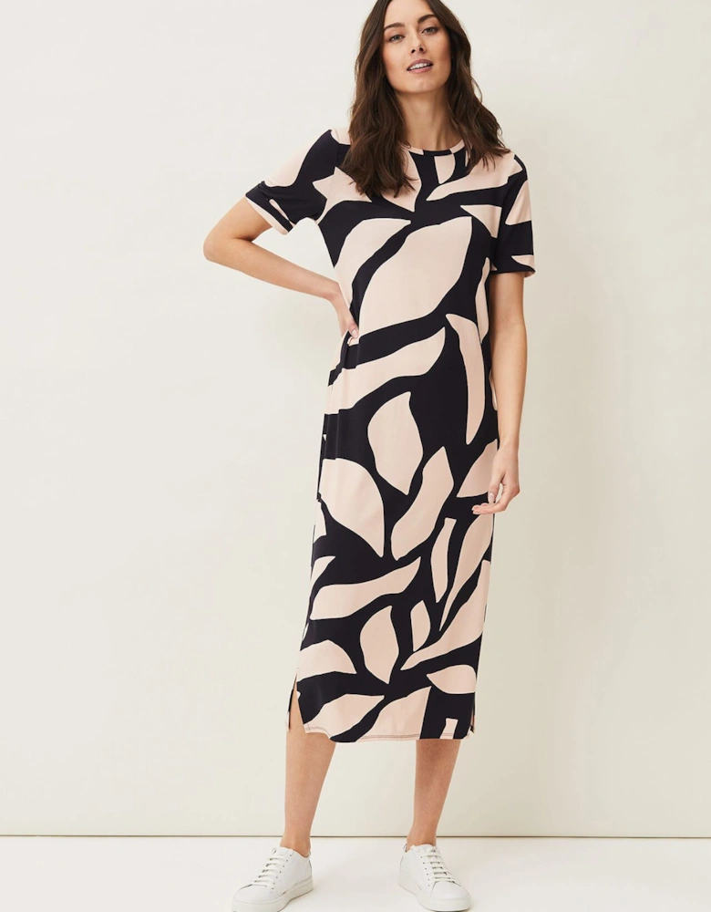 Theresa Abstract Print Dress