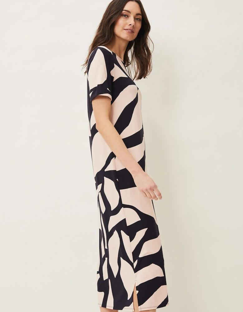 Theresa Abstract Print Dress