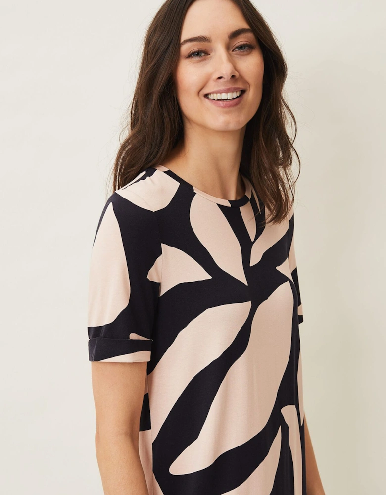 Theresa Abstract Print Dress