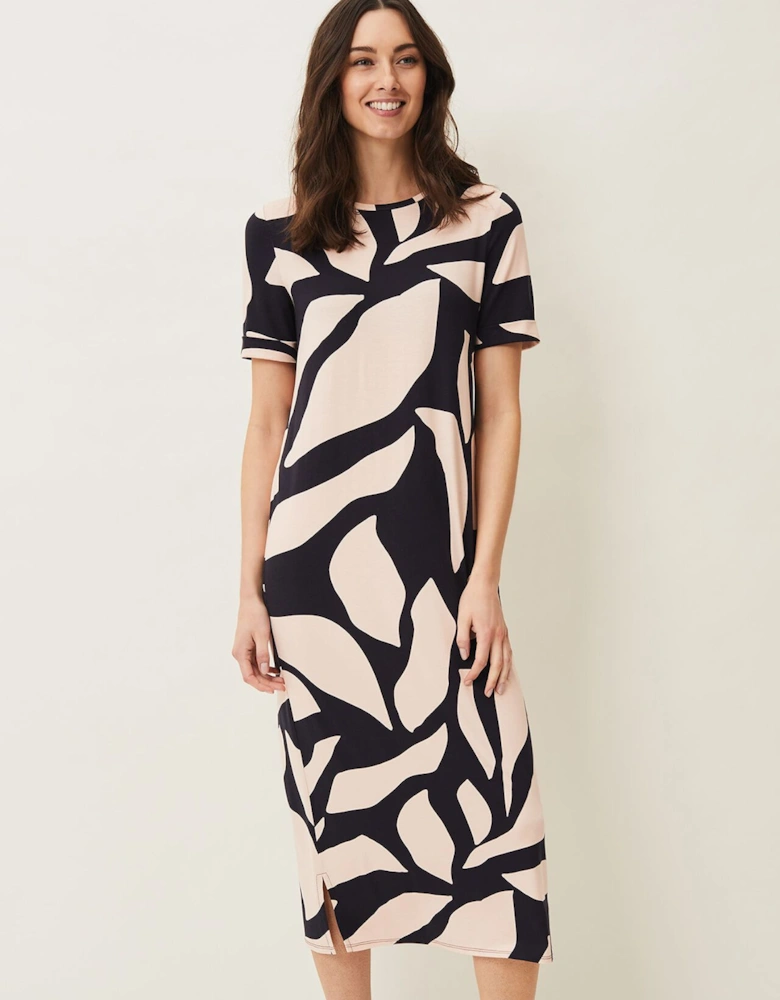 Theresa Abstract Print Dress