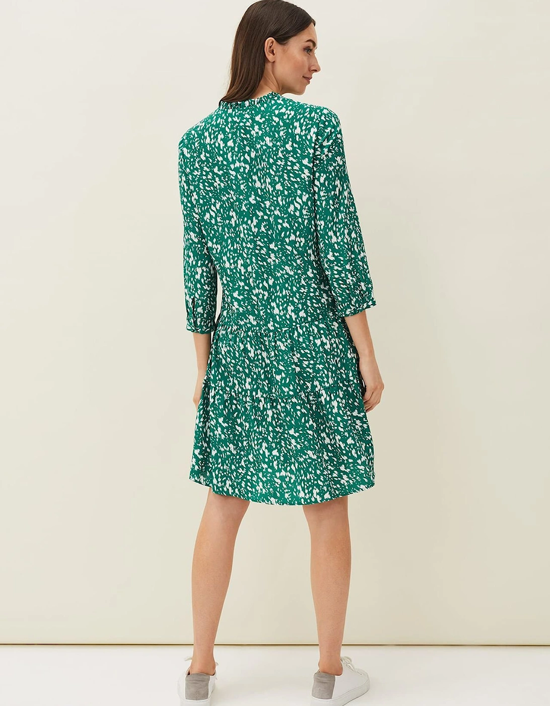 Penele Abstract Print Dress