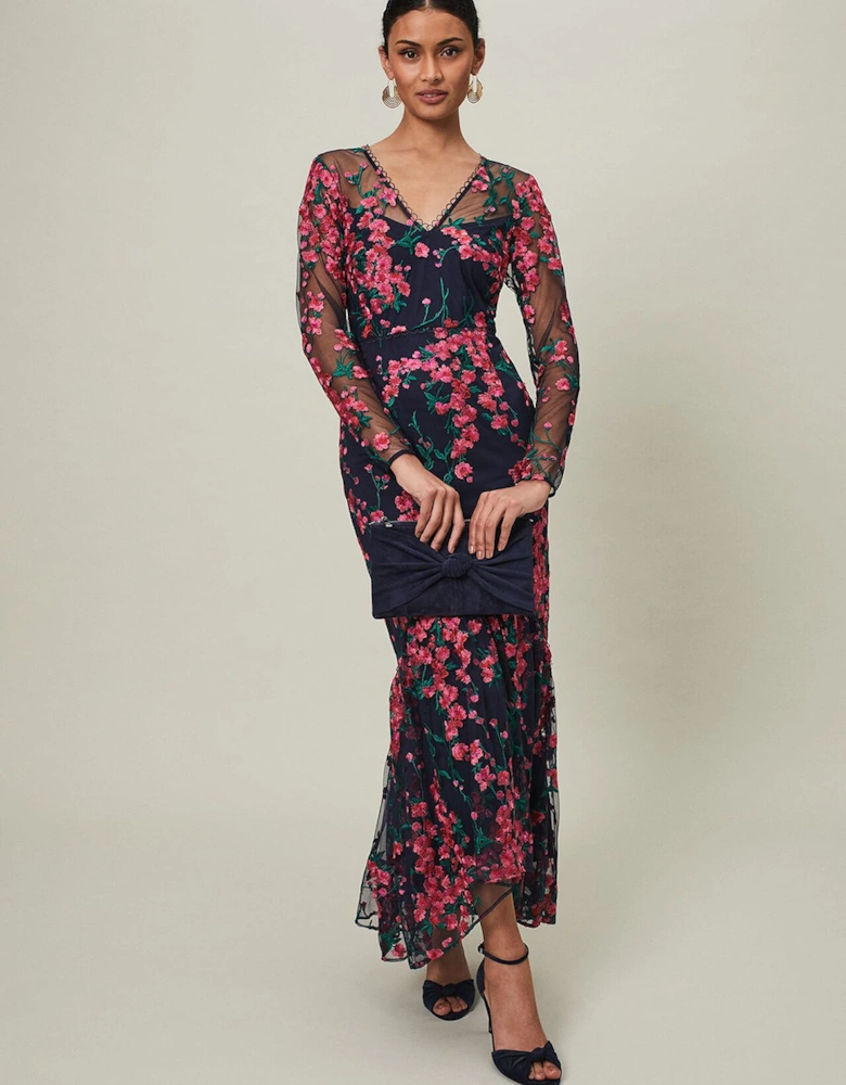 Trisha Embroidered Maxi Dress