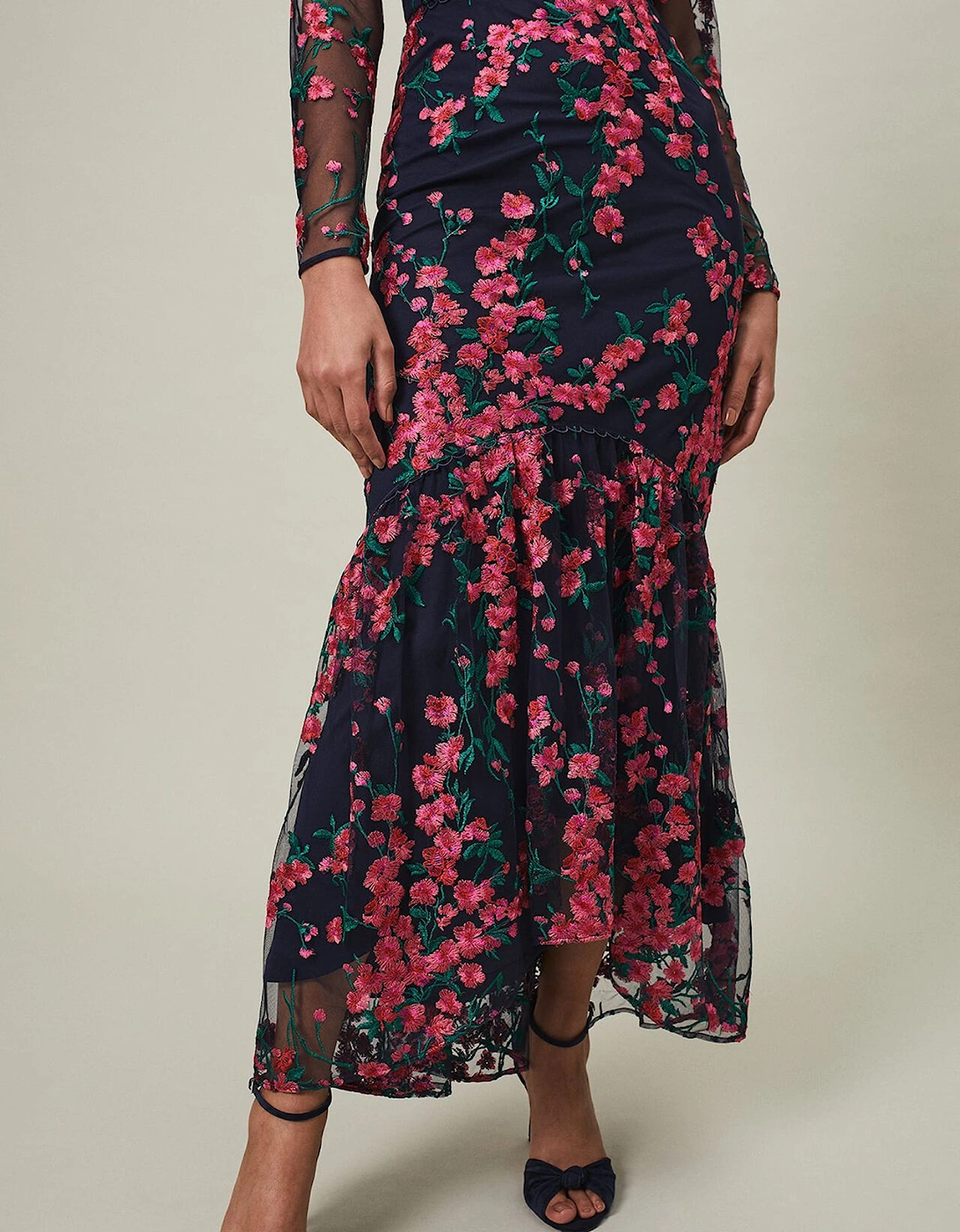 Trisha Embroidered Maxi Dress