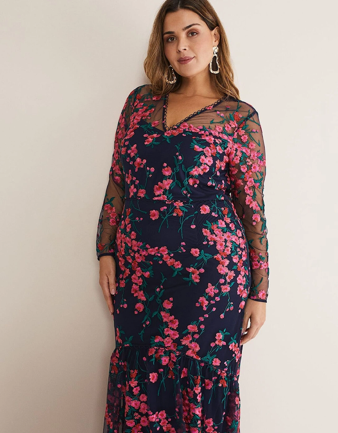 Trisha Embroidered Maxi Dress