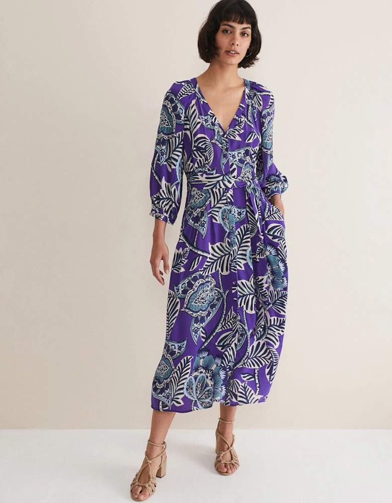 Erin Paisley Midi Dress