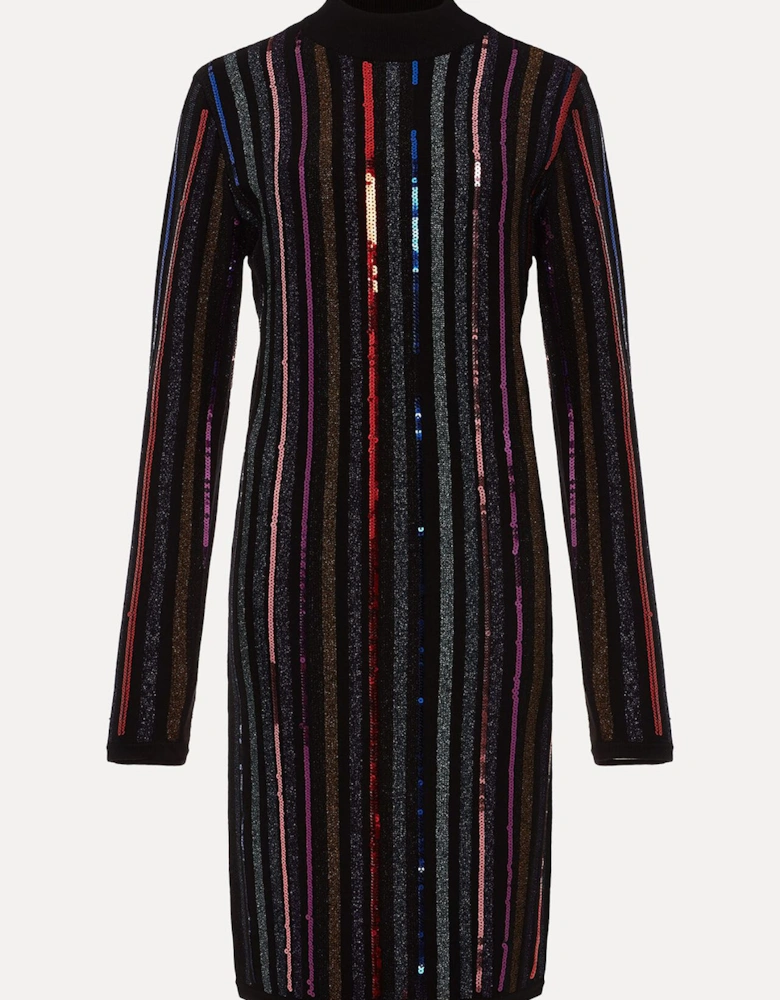 Rhonwen Sequin Stripe Dress