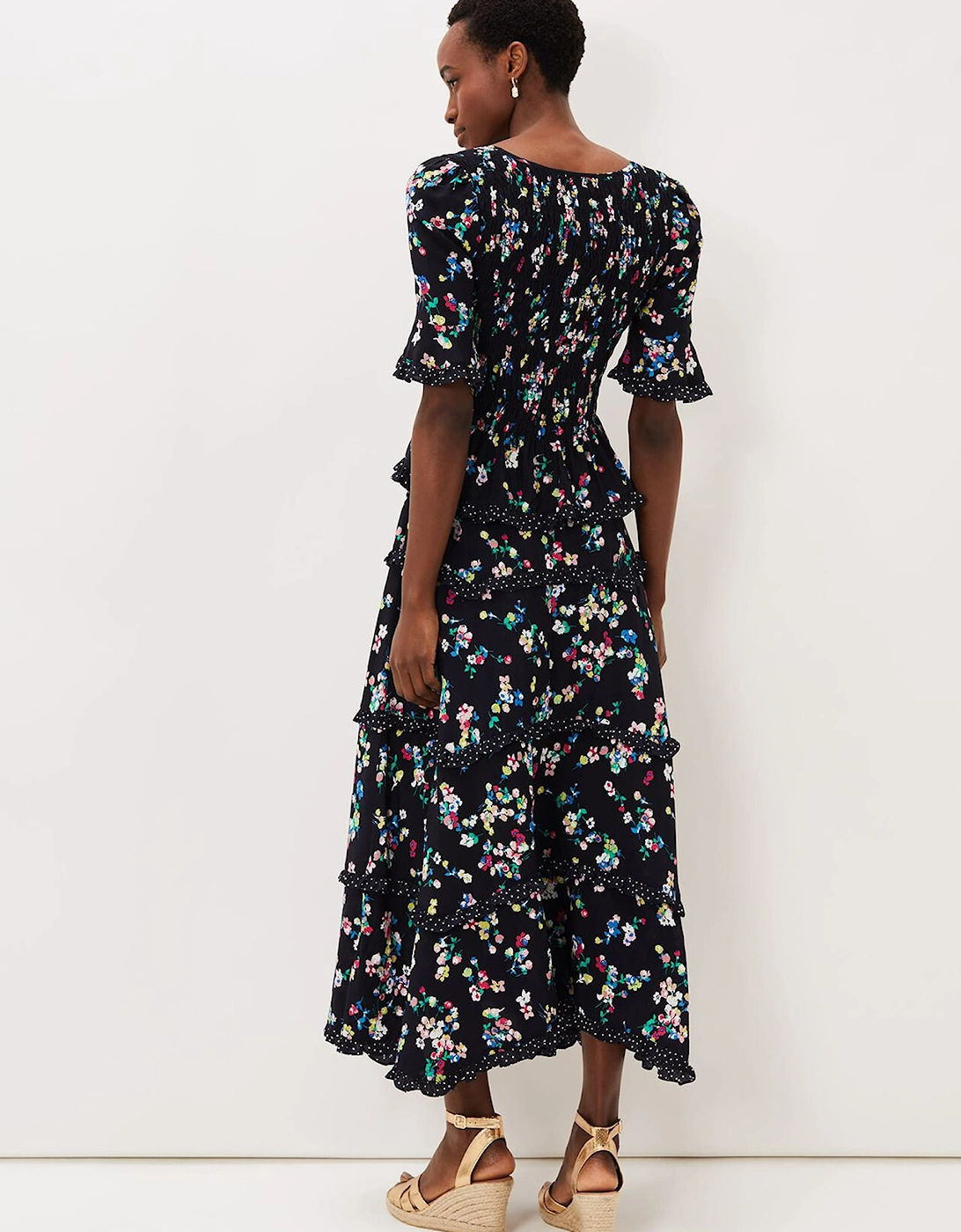 Hudson Floral Tiered Co-Ord Skirt