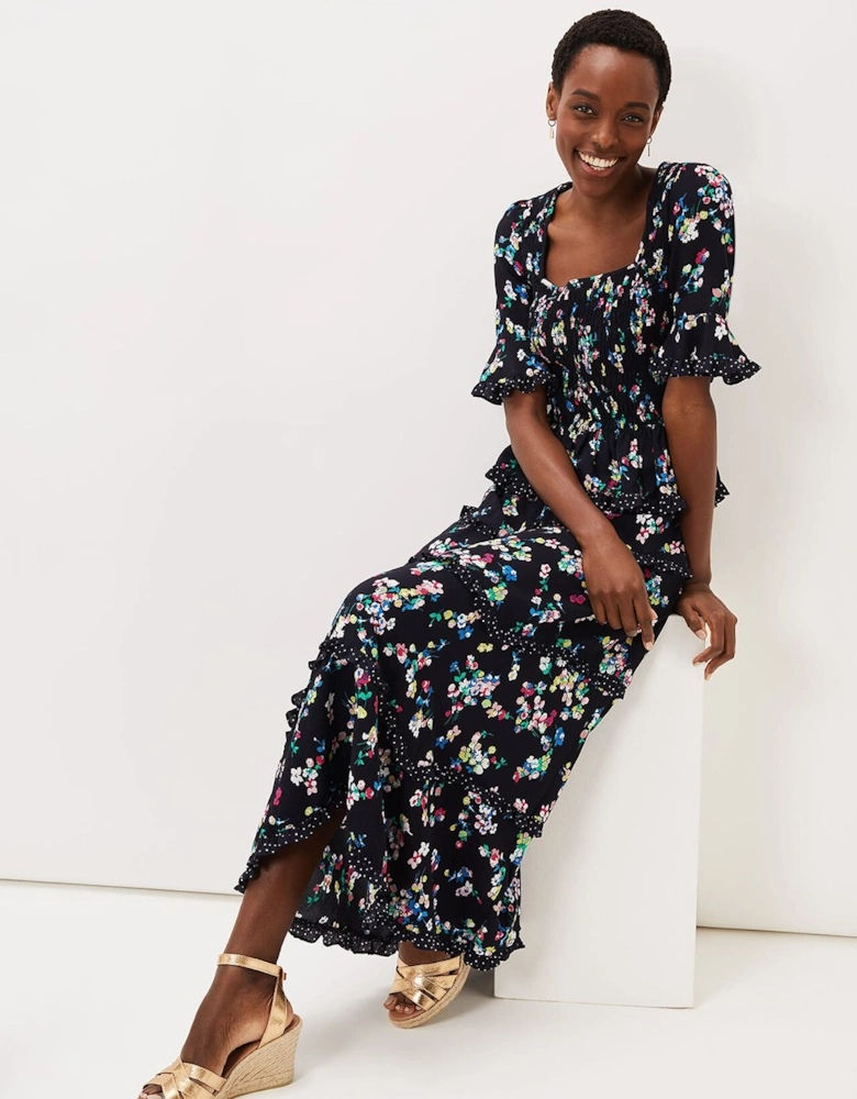 Hudson Floral Tiered Co-Ord Skirt