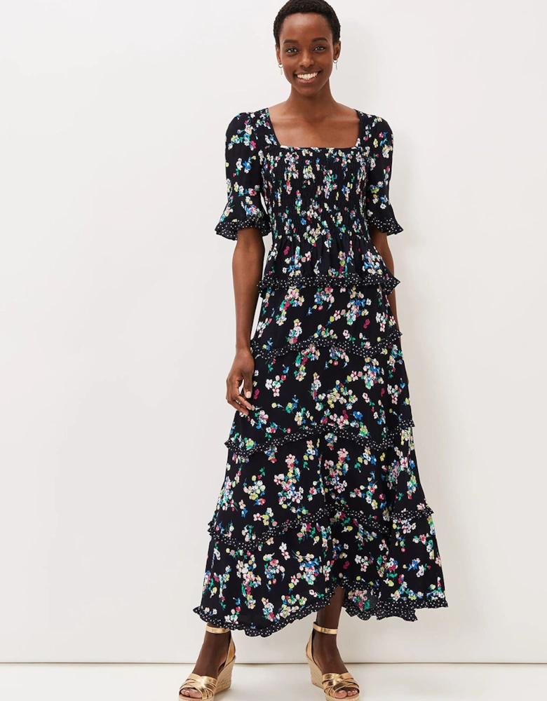 Hudson Floral Tiered Co-Ord Skirt