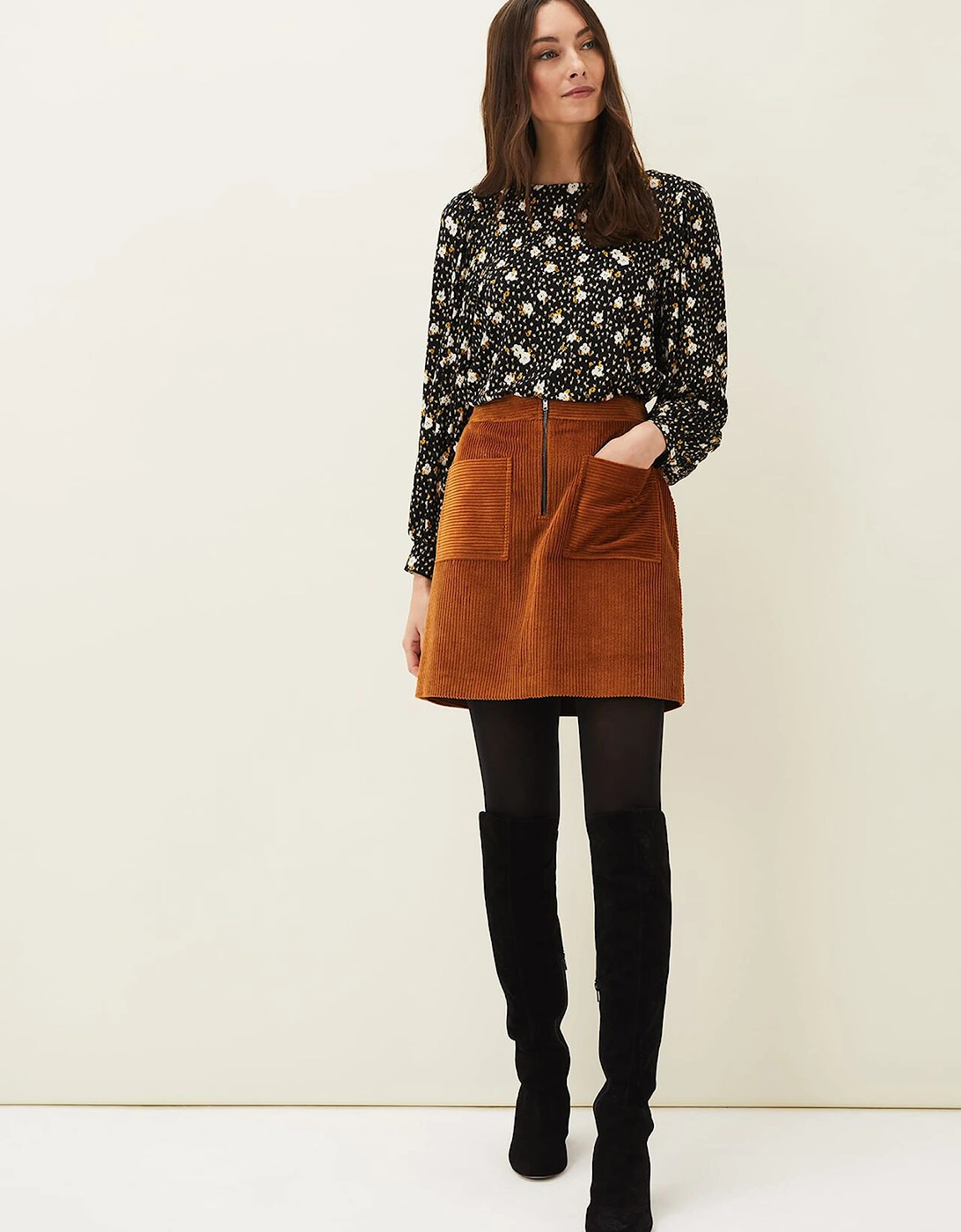 Kennedy Corduroy Mini Skirt, 7 of 6