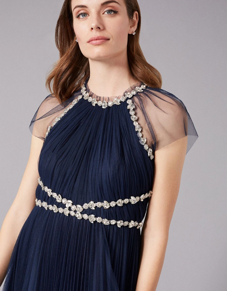 Gerona Pleated Tulle Dress