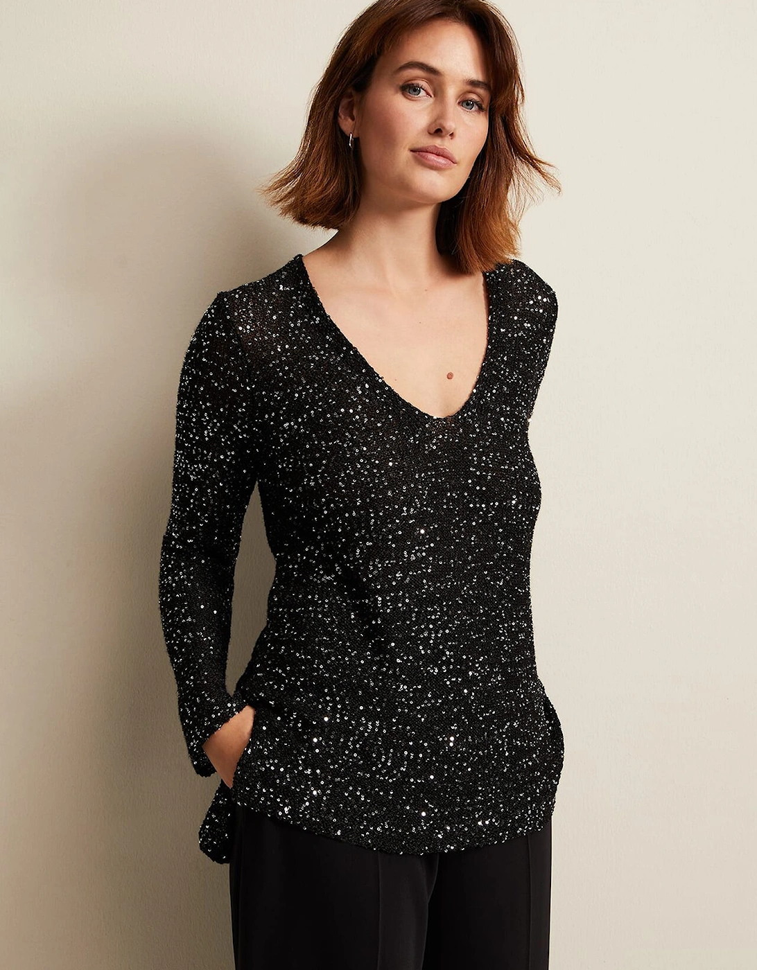 Juanna Sequin Knitted Top, 7 of 6