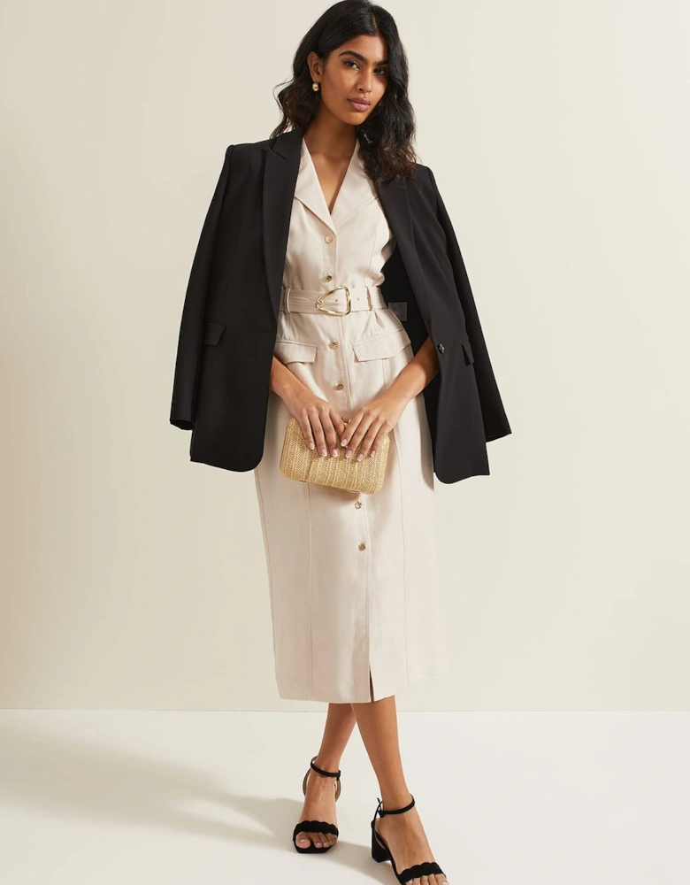 Kristal Utility Midi Dress