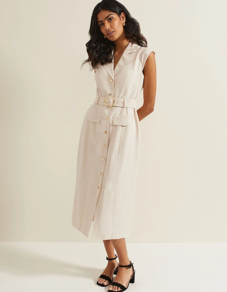Kristal Utility Midi Dress