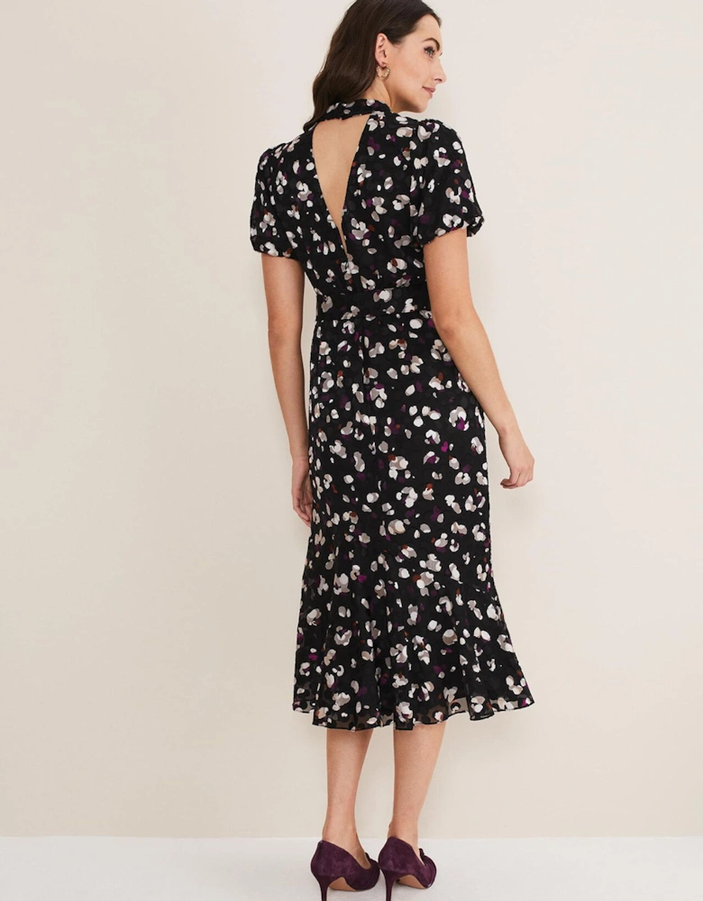 Kensley Print Puff Sleeve Dress