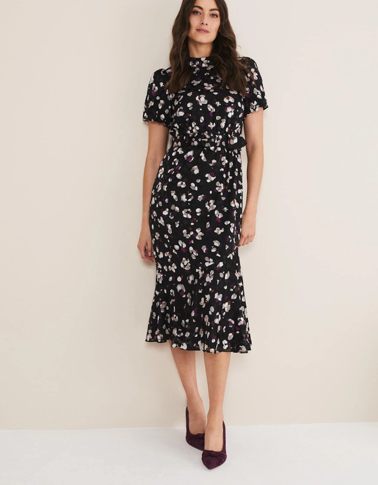 Kensley Print Puff Sleeve Dress