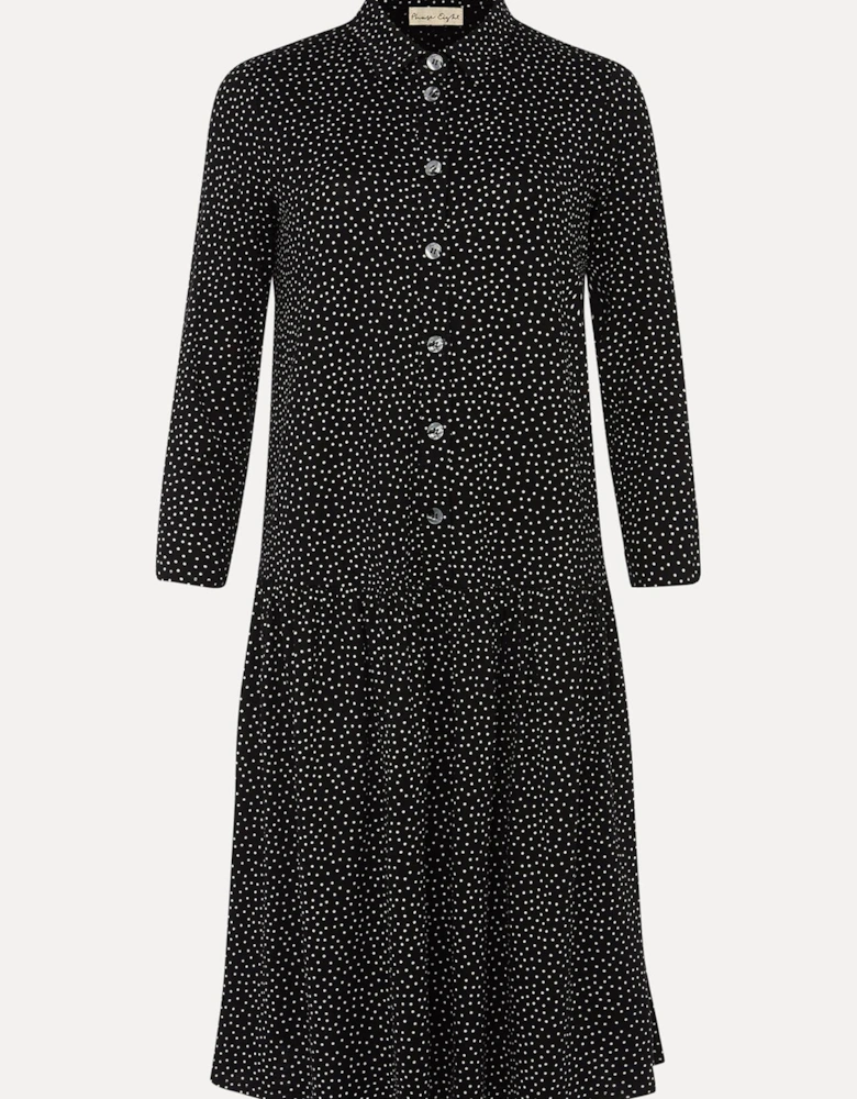 Mina Spot Print Shirt Dress