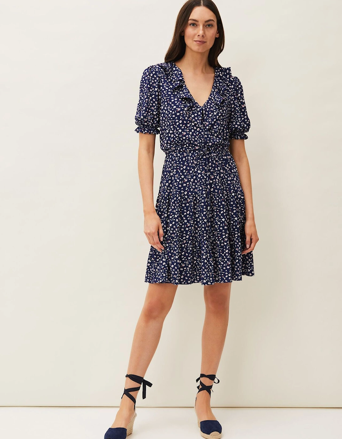 Emily Ditsy Print Dress, 7 of 6