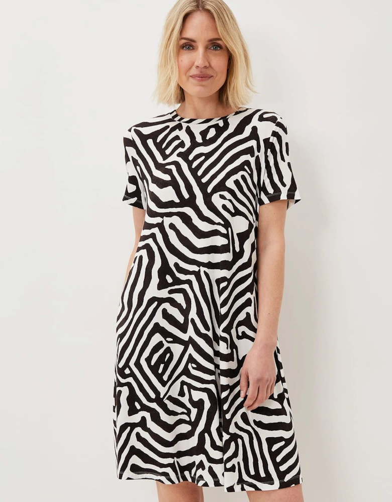 Isabelle Zebra Print Dress