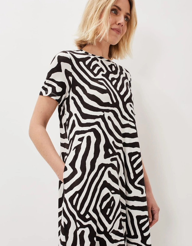 Isabelle Zebra Print Dress