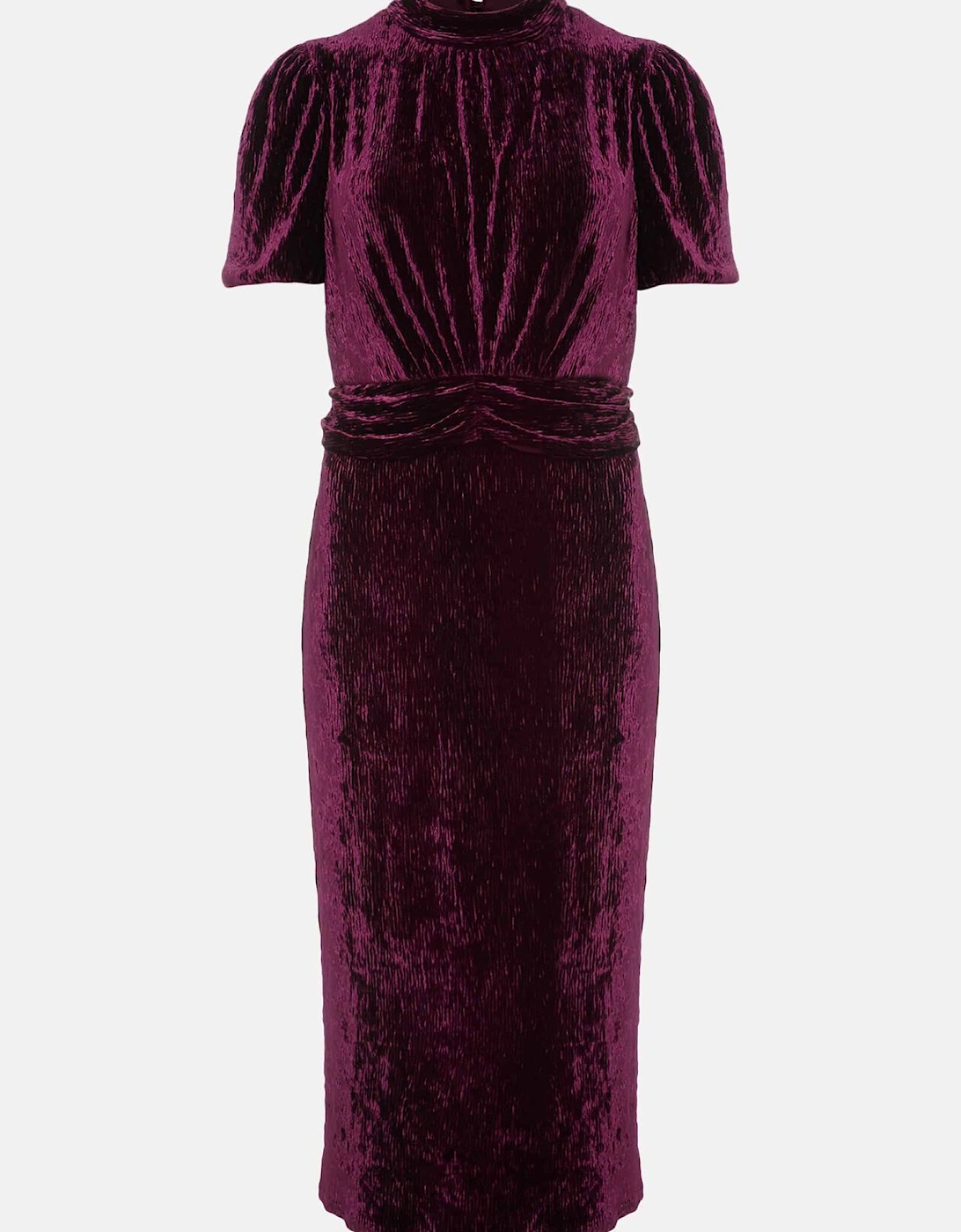 Kaylee Velvet Pleat Dress