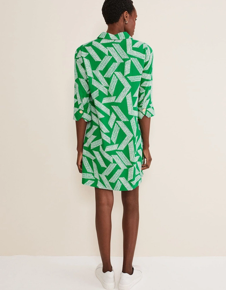 Penele Abstract Mini Dress