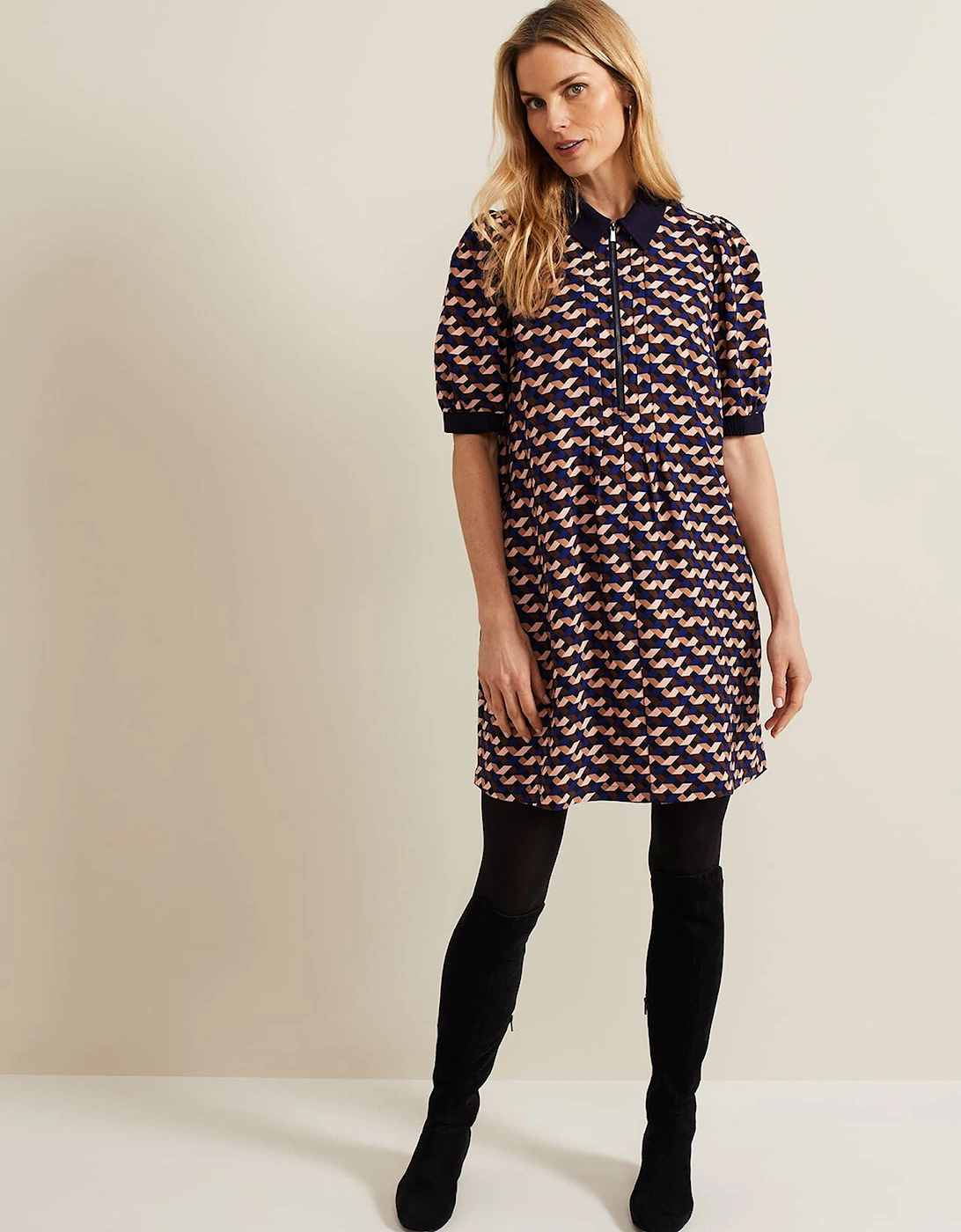 Candice Geo Printed Dress