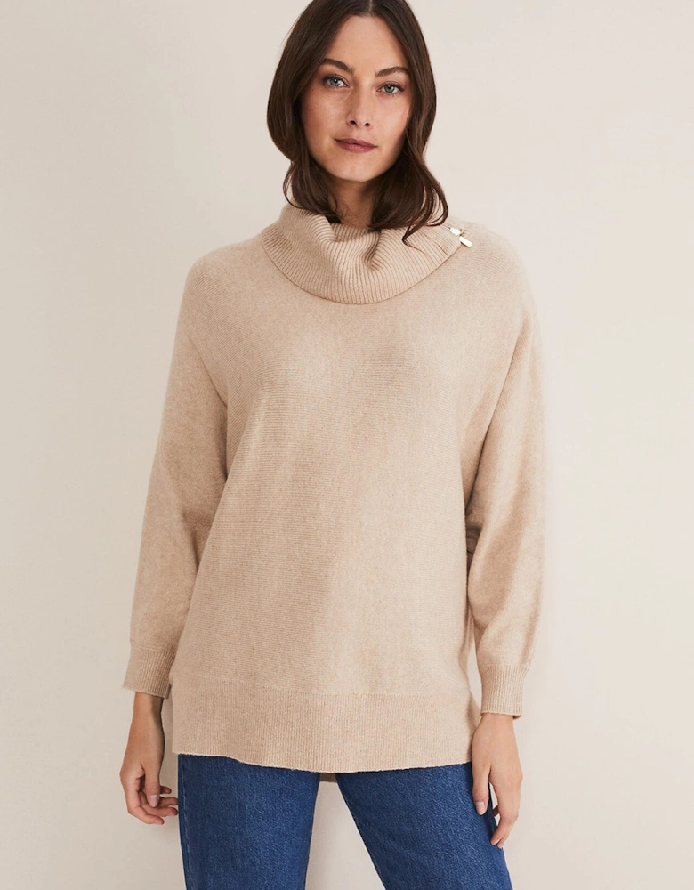 Nola Zip Neck Chunky Relaxed Knit