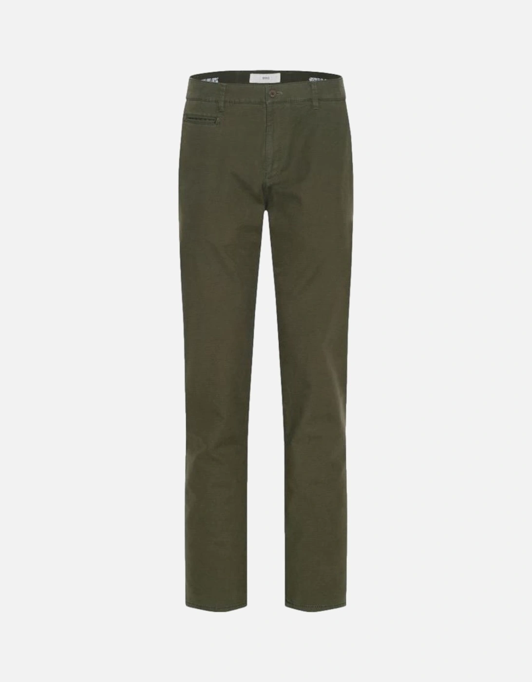 Men's Brax Fabio Trousers 33 Olive - Green - Size: 38/34