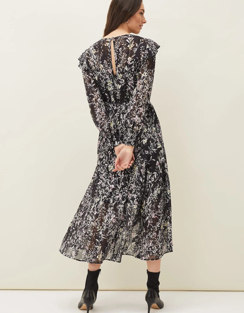 Daphne Floral Wrap Dress