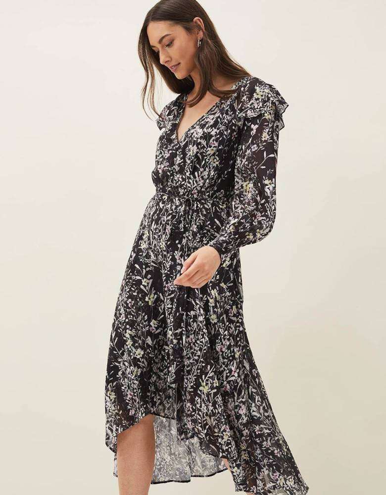 Daphne Floral Wrap Dress