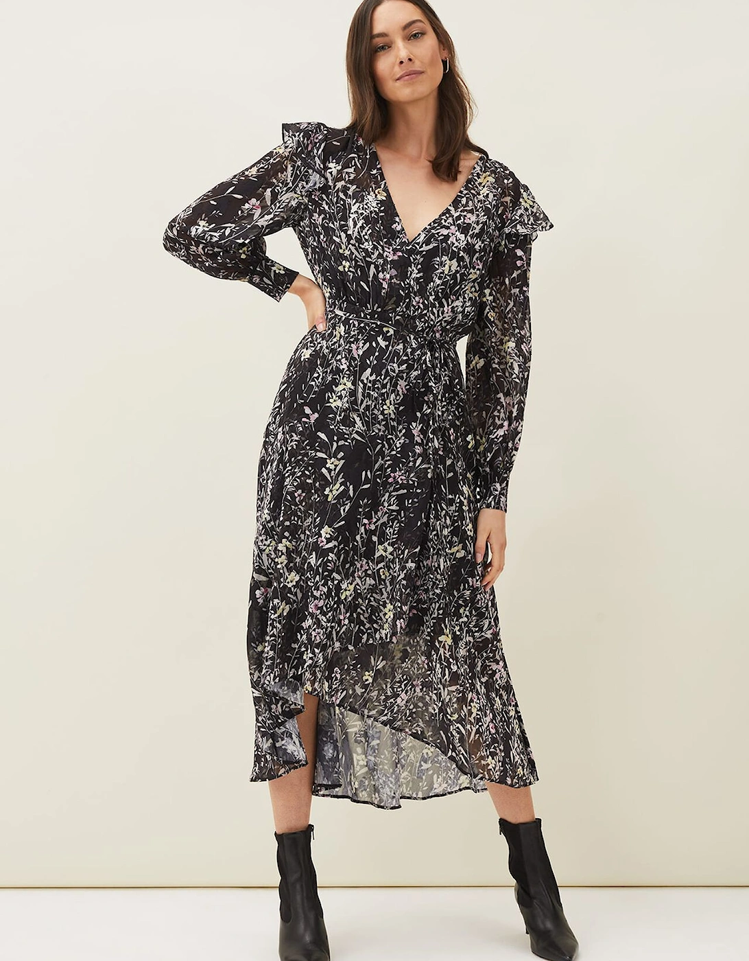 Daphne Floral Wrap Dress