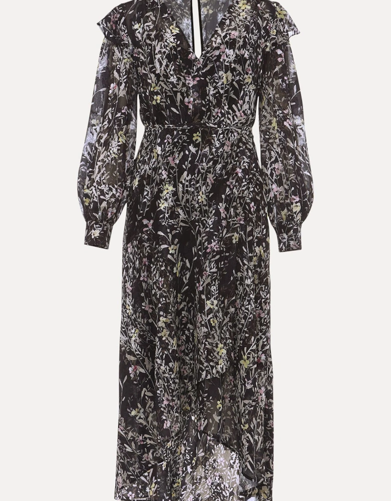 Daphne Floral Wrap Dress