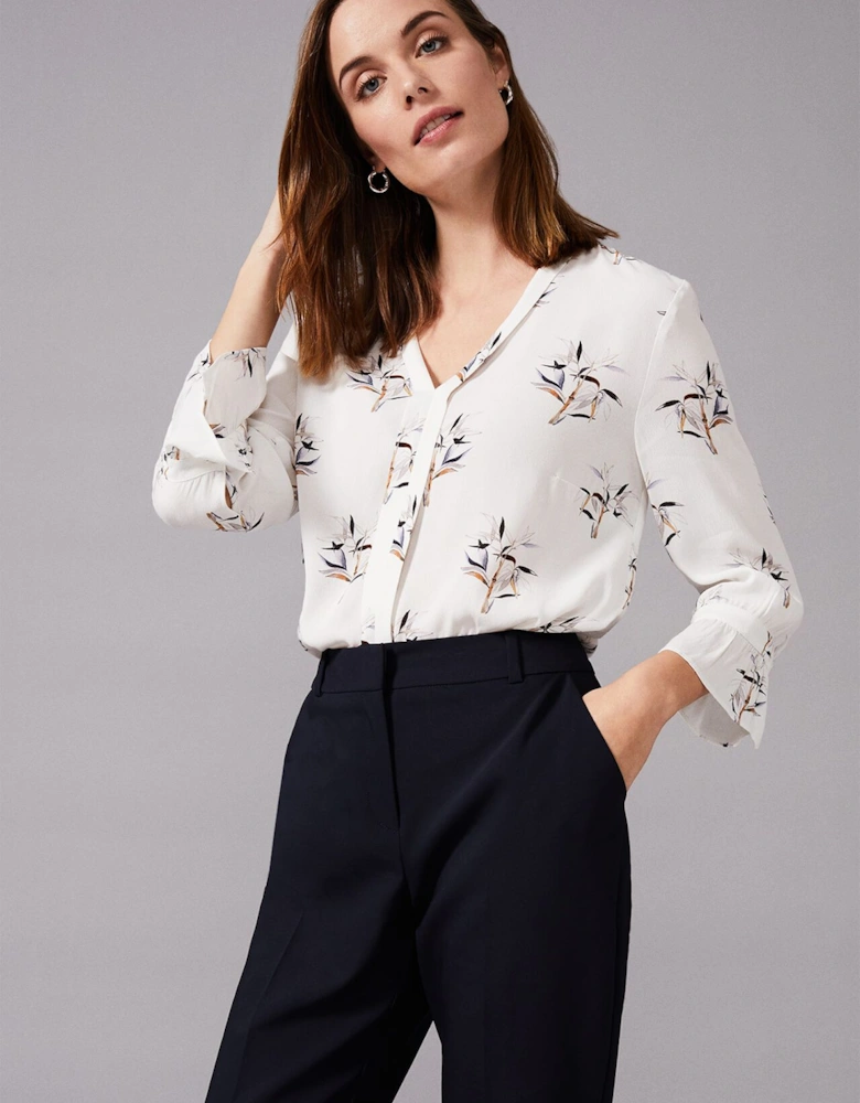 Winen Bamboo Print Blouse