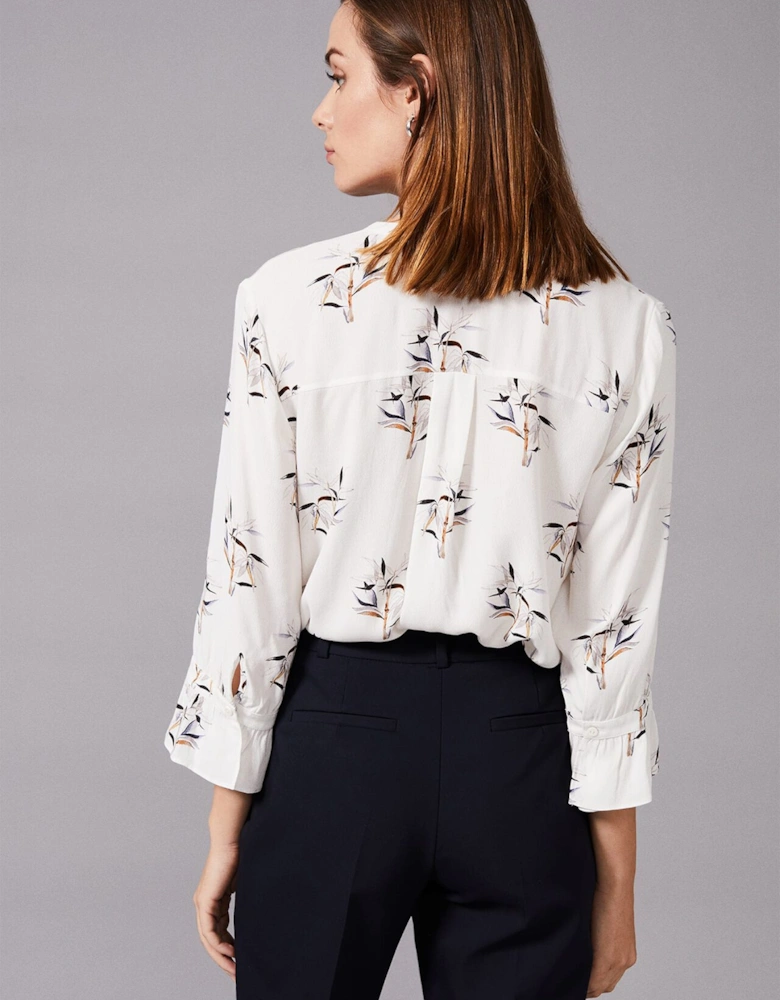 Winen Bamboo Print Blouse